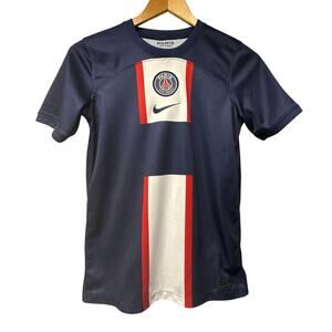 Nike Paris Saint-Germain Youth L 22/23 PSG Home Stadium Soccer Jersey Football